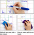 Shuttle Art Wet Erase Markers, 15 Pack Blue 1mm Fine Tip Smudge-Free Markers for Whiteboards and Glass
