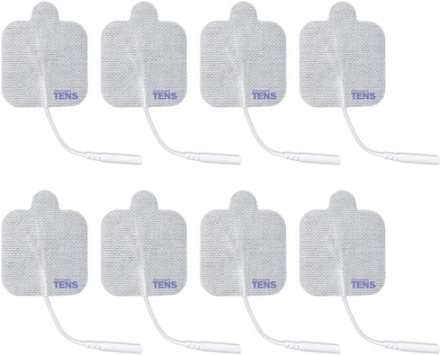 Discount TENS EMPI Compatible TENS Electrodes, 8 Premium 2 x 2 Inch