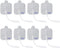 Discount TENS EMPI Compatible TENS Electrodes, 8 Premium 2 x 2 Inch
