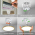 12 Inch 1800K, 3000K/4000K/6500K Dimmable zemty LED Ceiling Light with Night Light Fixture with Remote Control, Low