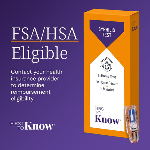 15 (1 First To Know Syphilis Test, in Home Fingerstick Blood Test with in Home Result in Minutes, Discrete, Lab
