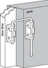 9847 2-1/8 Pack) Prime-Line U Patio Sliding Door Loop Lock Increase Home Security, Install Additional Child-Safe