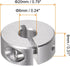 HARFINGTON 2pcs Shaft Collar - 6mm Bore Aluminum Alloy Set Screw Split Clamp-On Collars for Industry
