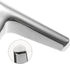 4pcs NUOBESTY Metal Furniture Support Legs Sofa Cabinet Dresser Steel Legs Silver Finish Bedside Table Replacement Feet
