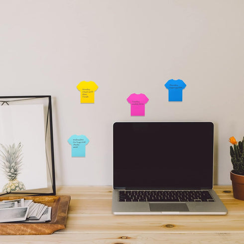 Sticky Notes, 560 Sheets, 3 × 3 Inches, Short Sleeve Shape Self Sticky Notes Pad, Bright Colors for Home Office
