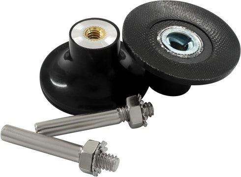 ISDVBUY 2 Pack 2 Inch 1/4" Quick Change Disc Pad Holder, Sanding Discs Holder Roll Lock Disc Pad with Shank & Hex