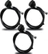 MsTental 3Pcs Hoseto Commercial 1/4" Shampoo Bowl Hose and Sprayer,Salon Spray Head with Rubber Faucet for Salon Barber