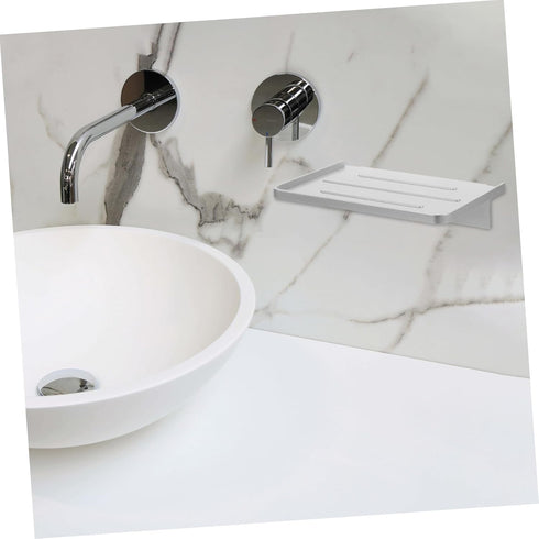 Generic 5pcs Wall Mounted Phone Holder Shelf for Bathroom Easy Installation No Drilling Required Stylish Organizer