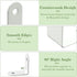 50PCS (1.2x1.2 Alise L Bracket Corner Brace,White Stainless Steel L Brackets for Shelves,Heavy Duty Shelf