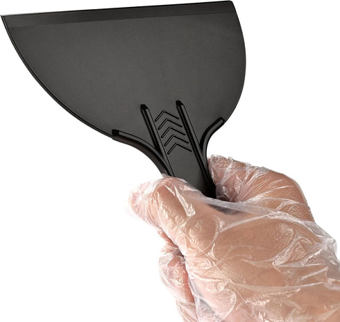 Fledomx Set 3 Pack 2" 4" 6" Spackle 3 Plastic Putty Knife Flexible Scrapers Knives & Paint Scraper Tools for Drywall