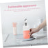 1set Set Ciieeo Mouthwash Dispenser Funnel and Cups Glass Rinse Bottle for Bathroom and Mouthwash Supplies for Home