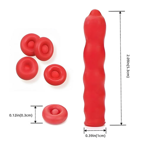 100 Pcs Caulk Cap Caulk Saving Cap Caulk Finishing Tool Caulking Tube Sealing Caps Caulk Saver Cover Sealer for Sealing and Preserving, Red