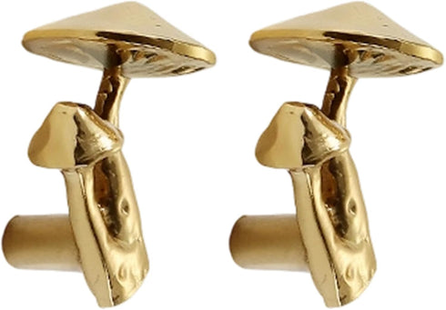 Ywmsfl Furniture Decorative Handle Modern Brass Dressers Knob Mushroom Shape Bedside Cabinet Pull