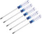 uxcell Mini Slotted Screwdriver, 3.0mm Flat Head 127mm Length, 5 Pcs for Small Appliances Repair