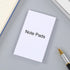 Haploon 60 3x5 Inch 50 Pcs Blank Note Pads, Sheets Per White Scratch Pads, Blank Memo Pads for Grocery List, Server