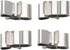 Qjaiune 100Pcs Trailer Frame Wire Clips, 23mm Length Solar Panel Wire Clips, 304