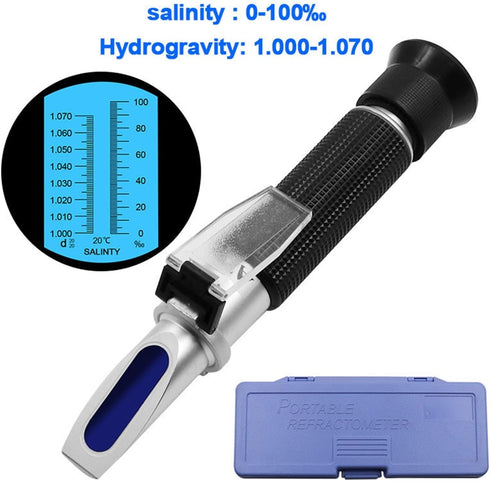 VGVGV Brix Refractometer, Handheld Alcohol Refractometer Sugar Brix Alcohol Alcoholometer Sugar Meter Refratometer