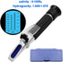 VGVGV Brix Refractometer, Handheld Alcohol Refractometer Sugar Brix Alcohol Alcoholometer Sugar Meter Refratometer