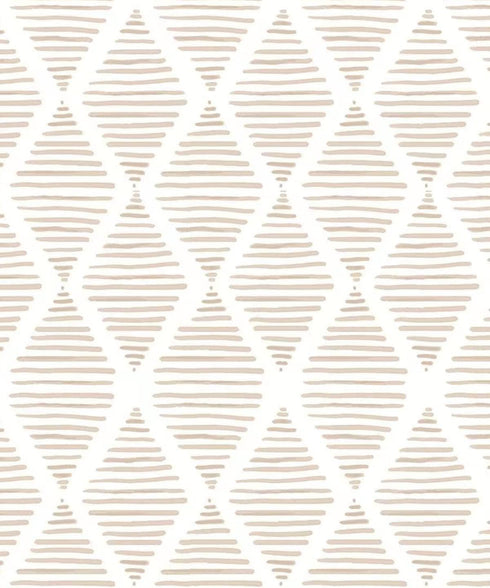 Yun-aeon 17.7" X 120" White and Beige Stripe Peel and Stick Wallpaper for Bedroom Drawers Cabinets Decor
