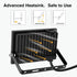 40W Outdoor,4000lm 6500K IP66 2 Pack Onforu Flood Lights Bright LED Work Light with Plug, Daylight White LED Flood