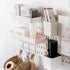 Pegboard Accessories - Combination Wall Pegboard Trays for Books, Wallets, Coins, Mini Toys, DIY Storage