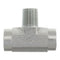 Brennan Industries 5604-06-06-06-FG Forged Steel Branch Tee Tube Fitting, 3/8"-18 NPTF x 3/8"-18 NPTF x 3/8"-18 NPTF Thread, 3/8" Female NPTF x 3/8" Female NPTF x 3/8" Male NPTF