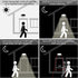 Bulb, 12W(100W Bulbs Zanflare Motion Sensor Outdoor Light Equivalent), Dusk to Dawn Light Auto On/Off Motion Detector