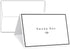 Thank You Cards For Small Business, Bulk Set of 25, 5x7" Folding