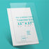 Binditek 50 Pack 8 Mil PVC Binding Presentation Covers, Clear Binding Front Covers for 11 x 17 Inches Report Cover