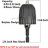 Yakamoz Quick Change 1/4-Inch Hex Shank Keyless Drill Chuck Screwdriver to Drill Converter Tool