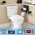 FUNLEU Toilet Paper Holder with Shelf, Self Adhesive Toilet Paper Holder with Storage, Wipe Holder for Bathroom