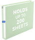 SUNEE Hanging File Folders, Letter Size, Pastel Colors, 25 Count with 1/5-cut Tabs, Heavy Duty Expansion