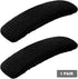 SARAFLORA Stretchable Office Chair-Arm Cover, Stain Resistant Spandex Slipcover for Desk Chairs Arm, Black