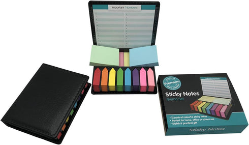 Nice Paper Cute Boxed Self-Sticky Notes, Memo Pad Set, 1920 Pieces Page Colorful Makers Tabs, 12 Colors