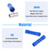 Glarks 100pcs 16-14 Gauge Butt Electrical Insulated Quick Splice Crimp Terminals Connectors