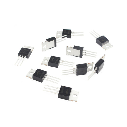 10Pcs Luckkyme RFP30N06LE 30A 60V N-Channel Power Mosfet TO-220 ESD Rated for Arduino