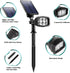 2-in-1 (2 Pack) URPOWER Solar Lights Outdoor Waterproof Solar Spotlight Auto On/Off Wall Lights Pathway Lights