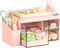 SAYEEC Desk Organizer with 3 Drawers and Pen Holder, Multi-Functional Storage Box for Office and Home