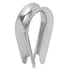 uxcell 8mm 5/16inch Standard Stainless Steel Wire Rope Cable Thimbles, 10 Pcs