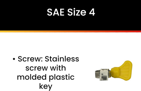 SAE Size 4 Range Mini Key All Stainless Hose Clamp - Pro Tie 33260, 4-Pack