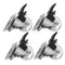 Zerodeko 4pcs Casters Swivel Caster Wheels for Cabinet Office Chair Furniture Bedside