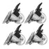 Zerodeko 4pcs Casters Swivel Caster Wheels for Cabinet Office Chair Furniture Bedside