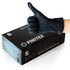 FINITEX Black Nitrile Disposable Gloves - 5mil Powder-free Medical Exam Gloves, 100 PCS (Small)