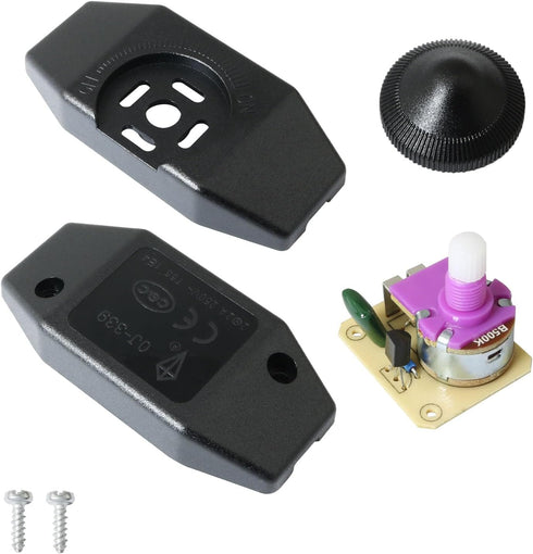 ITROLLE 5PCS Dimming Black PC Material Inline Switch Floor/Table Lamp Switch Replacement Suitable for Incandescent Lamp