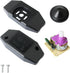 ITROLLE 5PCS Dimming Black PC Material Inline Switch Floor/Table Lamp Switch Replacement Suitable for Incandescent Lamp