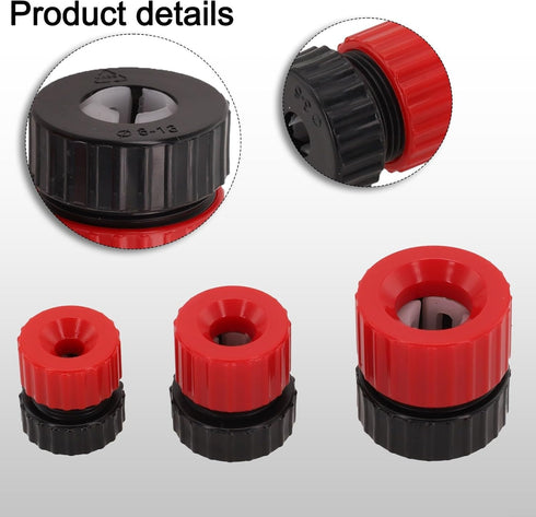 Generic Set 3-13mm 3 3pcs Adjustable Drill Bit Depth Stop Collar for Woodworking, Precision Drilling Depth Control