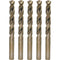 M35 Cobalt Drill Bit Set, 5 Pieces, 13mm, for Hard Metals, Exceptional Heat Resistance, Industrial-Grade HSS-CO