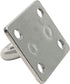 4 Pcs 2 x 1.6 Inch 304 Stainless Steel Ceiling Hooks Pad Eyes Plate Marine Hardware Hooks with Screws