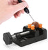 Yakamoz Universal Mini Drill Press Vise Clamp Table Bench Vice for Jewelry, Walnut Nuclear Watch Repairing, DIY Craft