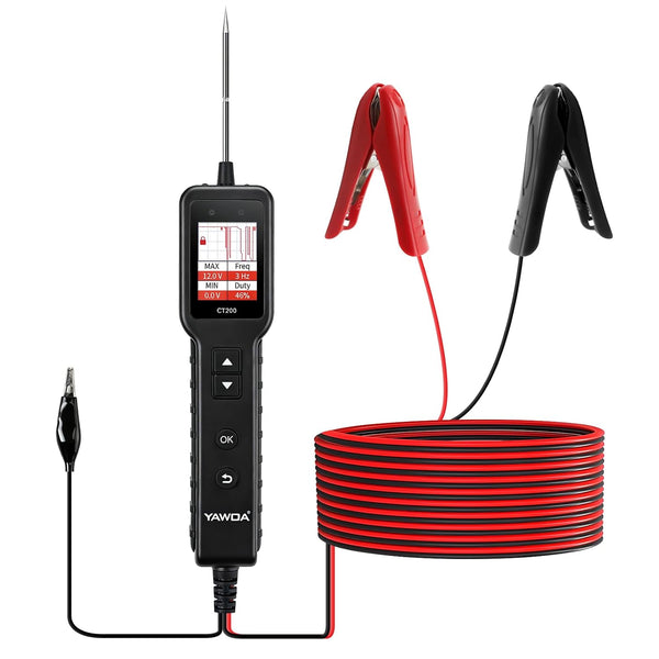 Power Circuit Probe,Colour screen12-24V DC Car Electrical System Diagnostic Test Tool,Electrical Short